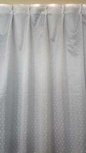 New mirror lace curtain 100x176cm 2 -disc dot pattern