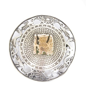 Vintage Brooch Pinbatch Inca Aztec Accessories 925 18K Gold Silver Gross Weight13.5g ■SM1 Other