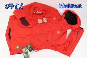 inhabitant Inhabitant Men's Snowboard Jacket LONG JACKET Long Jacket S Red IH6720T06 Sports R2311-225