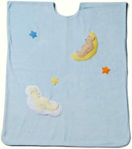 [KCM] AMB-134 ★ Unused ★ [Fairy Forest/YOUSEI NO MORI] Baby Nene Multi Friends Blanket Sleeper Nap Futon YG-070 Blue
