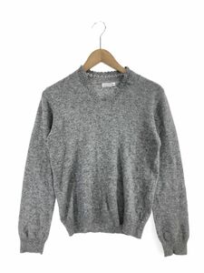 BULLE DE SAVON Vuldesabon cashmere Mixed Knit Sweater SIZEF/Gray ◇ ■ ☆ DKA6 Ladies