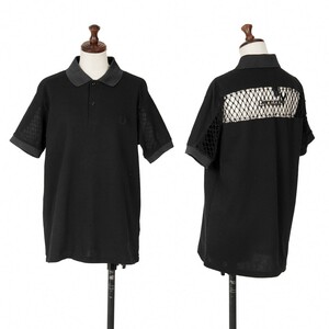 Groundwai x Fred Perry Ground Y × Fred Perry Backnad logo Switching deer polo shirt black M