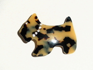 Agata Paris Westta Com Hair Clip Dog Terrier Accessory Shipping several times used in France