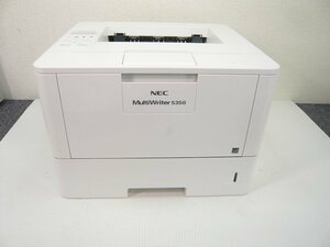 1699-O ★ NEC A4 Monochrome Ray Za Printer MultiWriter 5350 ★ PR-L5350 ★ Operation confirmed Used expression ★ Total printing number 2262 pieces ★