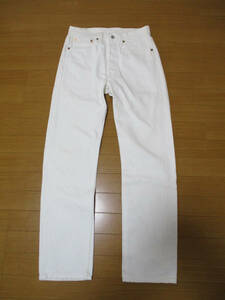 USA made ☆ 90's Levis Levi's 501 Jeans White White Denim Vintage W31 (3E