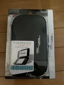 New NINTENDO 2DS LL EVA Pouch License Product Black