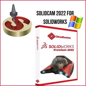 SOLIDWORKS Premium 2022 SP5.0 Installed video + SolidCam 2022 Permanent version with sample model