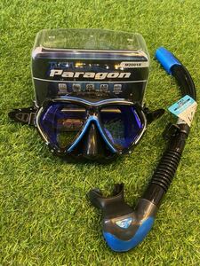 New TUSA PARAGON Palagon Diving Mask M2001SQB FBA SP-170 PLATINA HYPERDRY II FB Snorkel