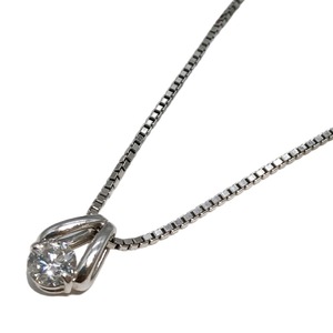 Diamond Necklace PT900 Platinum Jewelry Used