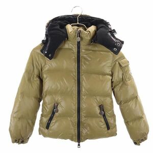 Moncler hooded down jacket 6A brown MONCLER Kids 231117