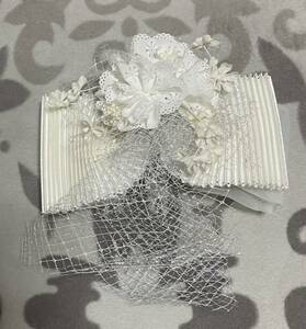 ☆ Shipping included ☆ Kids ribbon flower hair decoration Shichigosan