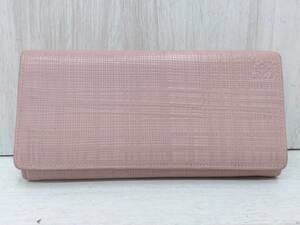 Loewe LOEWE Long Wallet Pink 261934