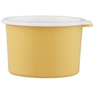 One -touch sealing container seal container Made in Japan 600ml dull yellow skater Simple