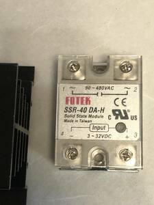 SSR-40DA Single Phase Relay 40A Solid State Relay 24-380V AC-DC