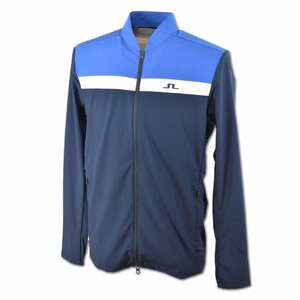 3 Discounts [J. Lindberg] Men's Blouson S (44) Navy × Blue 071-57910-96 J.LINDEBERG Golf Fall / Winter Fall / Winter Stylish cool @