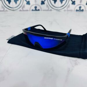 SWANS Swans UV Cut Sports Sunglasses Blue