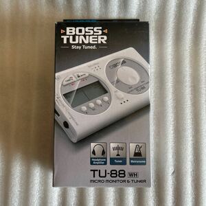 Unopened BOSS TUNER TU-88 Boss Tuner Micro Monitor Tuner Metro Nome Headphone Amplifier ROLAND Roland Musical Instruments
