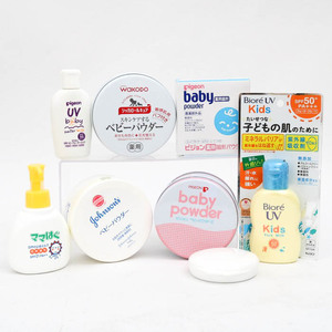 Pigeon and other baby powder Mama Hagu/Biore UV and other unused 8 -piece set together in large quantities in large quantities