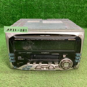 AV11-281 Cheap Curse Tereo ADDZEST ADX5555Z PS-2181J CD Cassette Tenpaid Junk