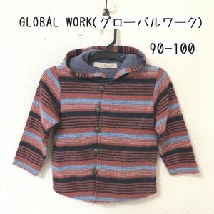 GLOBAL WORK (Global Work) Knit Coat with baby food 90-100 native