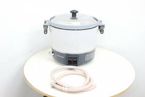 [Receipt possible/Picking up/Hakata-ku, Fukuoka City] 2022 Rinnai Rinnai Gas Rice Cooker City Gas for City Gas RR-300CF 6L 3 Sho Commercial Hose included 5G509