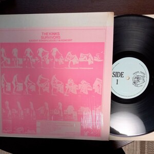 KINKS SURVIVORS Kinks Kobspicuously in Koncert Analog Record Vinyl Record Analog LP
