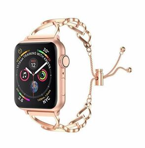 [Size: 42mm/44mm] Compatible Apple Watch Band, a delicate stainless steel ladies band stainless steel replacement band