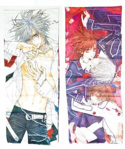 Pillowcase Cover Rose Miss Kiss 3 people Vampire Knight Rosalio and Vampire Black Lord Yuihime 100*40 Yuhime Karan