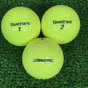 Lost Ball Tour Stage EXTRA DISTANCE Yellow 30 Pieces AB Rank Used Golf Ball Lost TOURSTAGE Eco Ball Free Shipping