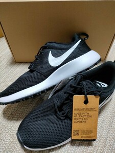 New Nike Golf Loss G 27.5cm Nike Golf Shoes Fixed Spike Black x White Sneakers Lightweight