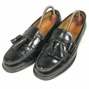 [Legal] Real REGAL Shoes 24cm Black Tassel Loafer Slip -Pong Business Shoes Genuine Leather Leather Men's Men's 24 EE