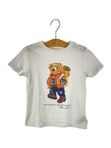 POLO RALPH LAUREN ◆ T-shirt/-/Cotton/WHT/plain
