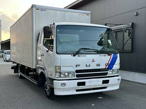 Video available! Sold out! H17 Mitsubishi Fuso Fighter Fighter Aluminum Ban Storage Power Gate Pabco 7.5L Diesel 6 -speed MT Engine! Saga Fukuoka