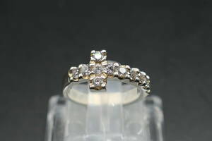 Beauty 1 Star Jewelry Cross Zirconia Ring Ring Kids