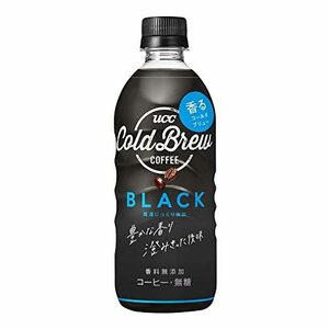 Black sugar -free UCC COLD BREW BLACK PET bottle 500ml x 24 bottles