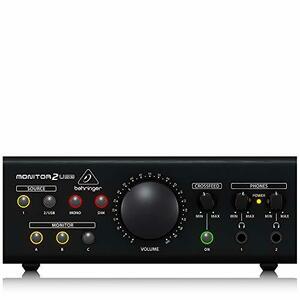 Monitor controller with Buringer USB audio interface Monitor2USB