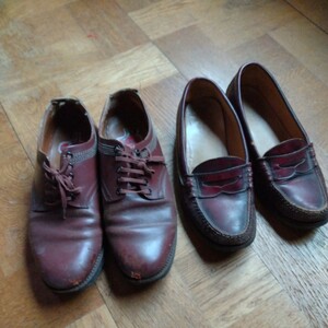 [Junk] Legal shoes leather shoes 2 legs set 25 cm 24.5 cm