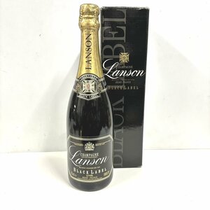 [41] 1 yen ~ Lanson BLACK LABEL Label Black Label Brut Champagne Fruit Sake 12 degrees 750ml Unopened