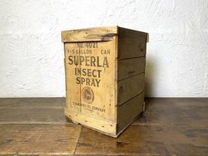 Vintage STANDARD OIL wooden box oil company Rockefeller American interior item display store furniture gardening wood box