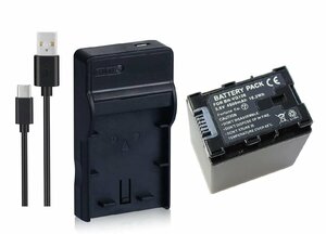 Set DC96 compatible USB charger and VICTOR Japan Victor BN-VG138 Compatible battery