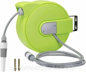 Wall -mounted hose holder 120 ° Swivel bracket durable durable gardens hose reel box Automatic rewinding hose