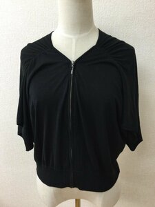 Body dressing Deluxe Black Knit Cardigan Zip Up Size 38