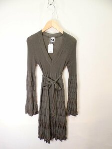MMISSONi M MISSONI Up and Lighter two types of knitting Knit dresses [L'S42/140,000 yen/Greige/Super S rank] F3C0