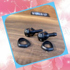 Volvo 240 External Products New Front Washer nozzle with pedestal left and right set ☆ Free shipping ☆ VOLVO 240 Wind Washer nozzle