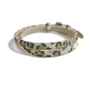 Beauty Cartier Bracelet Leopard Leopard pattern White Gold 2 consecutive 750 k18