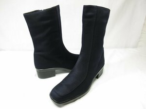 HH Extra Beauty [Top Dry TOPDRY] Nylon Rain Boots Side Zide Shoes (Women) SIZE25EEEE Navy type ● 18Lz4297 ●