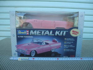 [New unopened] REVELL MATAL KIT '56 Ford Thunderbird Ford Thunderbird Pink Pink Minicar Retro Showa