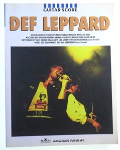 DEF LEPPARD Def leopard guitar score 1996 first edition Shinko Music