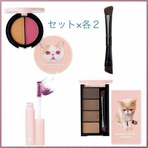 Last SALE! New unused ☆ GLOW July issue Special Record "Mizue Okano Supervised Adult Eyebrow Makeup 4 Points 8 Color Set" 2