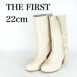 EB4061*THE FIRST*Ladies short boots*22cm*Light beige